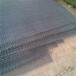 河北不锈钢轧花网片厂家供应青海10个粗钢丝编织网65锰钢震动筛片