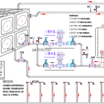 河南真空锅炉澡堂洗浴集中供水360KW电阻电锅炉