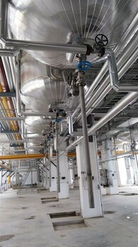 九江鋁皮設備保溫施工隊化工機房煙道保溫工程