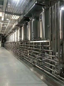 投資精釀啤酒廠購入年產2000噸精釀啤酒設備型號
