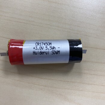 惠德瑞电子烟一次锂电池CR17450M锂锰圆柱软包电子烟电池