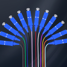全新多模12芯SC束状尾纤多模12芯光纤跳线电信级