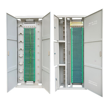全新加厚冷轧光纤配线架三网合一配线架720芯576芯ODF配线机柜