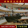浙江溫州戶外廣場商場大型景觀裝飾道具木船定制廠家