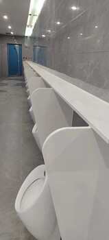 唐河卫生间隔断PVC公共洗手间隔断板实心板16mm