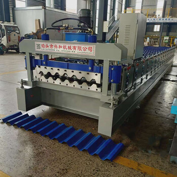 興和墻板成型機(jī)750橫掛板機(jī)單板壓瓦機(jī)的介紹