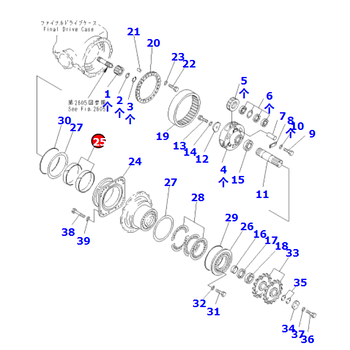 批發(fā)小松GD825A-2平地機(jī)襯套235-22-11140小松平地機(jī)配件