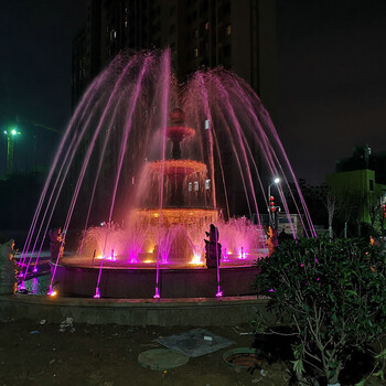 淮安大型声控喷泉增加城市观赏性