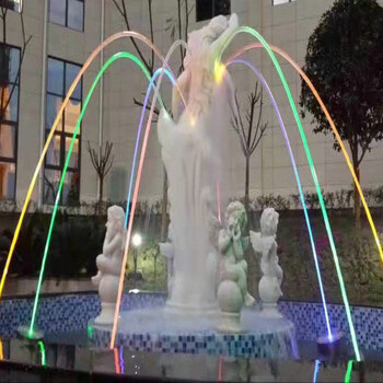 江陰人工湖音樂噴泉觀賞性強