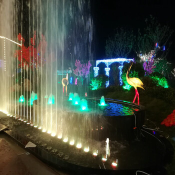 城阳园林喷泉安装可润湿环境空气