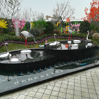 张家界人工湖音乐喷泉打造水景艺术特色