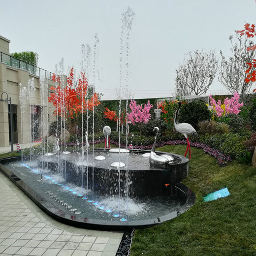 夷陵景觀吶喊噴泉濕潤周圍空氣