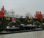 淄川酒店假山喷泉湿润周围空气