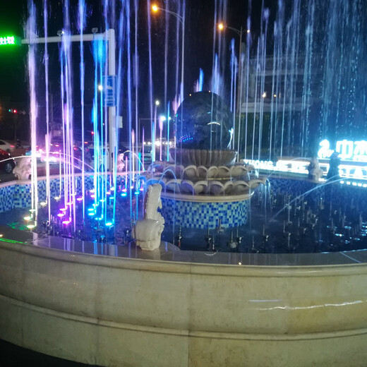 滁州音乐喷泉厂区喷泉安装