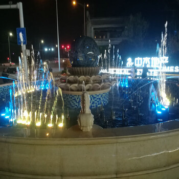 迎江广场音乐喷泉安装可润湿环境空气