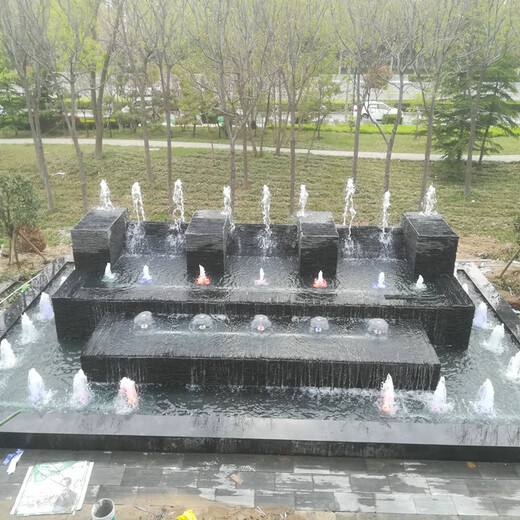 湘东酒店音乐喷泉施工绿色节能环保