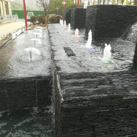 蒲縣水景噴泉設(shè)備減少塵降低氣溫