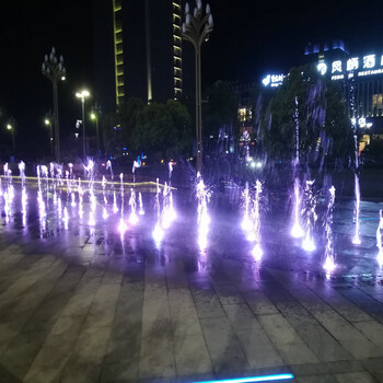 溧阳广场假山喷泉设计简单