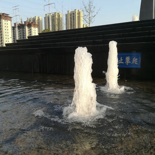 沂南湖面旱地喷泉功能与艺术的结合