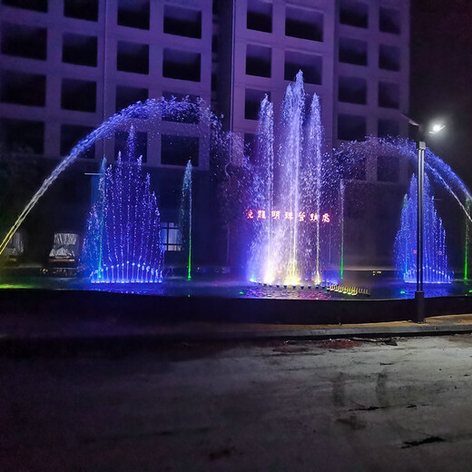 丹东音乐喷泉厂区喷泉安装