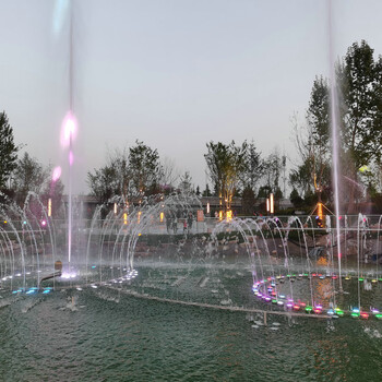 宜丰景观旱地喷泉改善环境空气质量