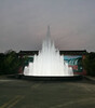 汾西景观音乐喷泉湿润周围空气