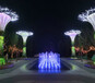 桃江园林喷泉设备为城市增添了色彩