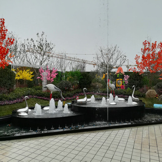 合肥全自動(dòng)聲控噴泉觀賞性強(qiáng)