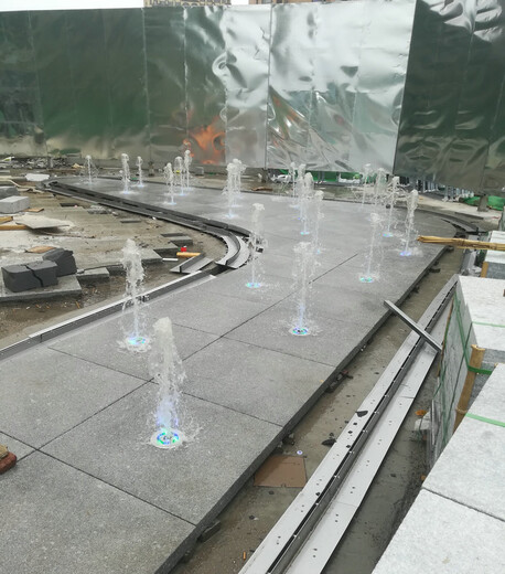 南陽公園噴泉三維效果水景藝術