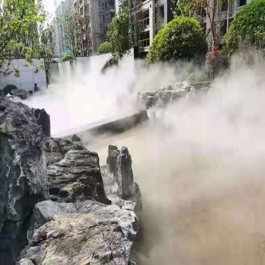 潍坊假山造雾设备安装