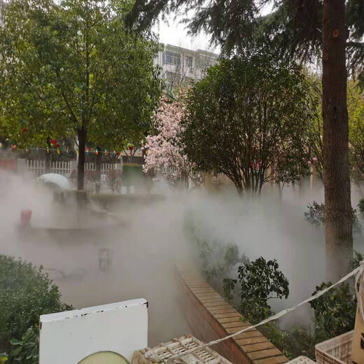 襄樊小区人造雾系统安装