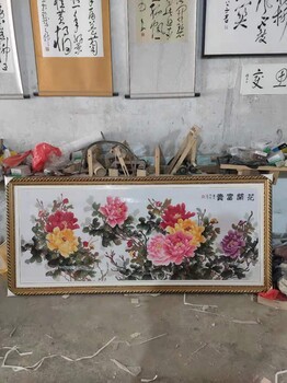 貴陽(yáng)畫框定做框裱書畫繡品圖片