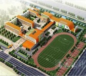 河南学校建筑景观设计小学景观绿化设计学校景观规划设计