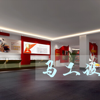 展览空间设计多媒体展厅平面图设计展厅线路图绘制