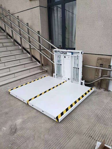 景区楼梯电梯安装无障碍设备启运机械爬楼斜挂式电梯新疆