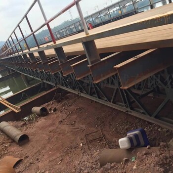 貴港市鋼便橋施工隊承接鋼板樁鋼板柱，鋼便橋施工，混凝土泵租賃