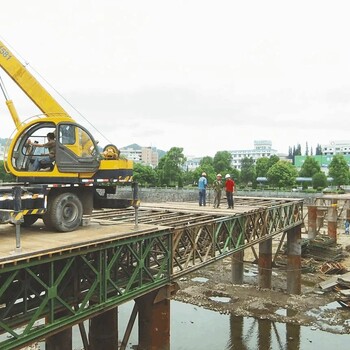 貴港市鋼便橋施工隊承接鋼板樁鋼板柱，鋼便橋施工，混凝土泵租賃