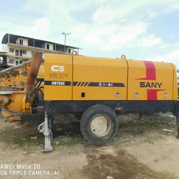 来宾市混凝土输送泵出租地泵车载泵52米泵多少钱