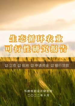 许昌可以做可行性报告的公司助力立项审批