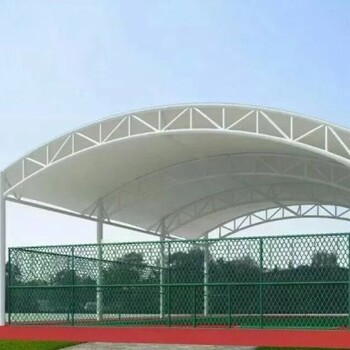 偃师市网球场张拉膜,公园休闲长廊膜结构安装