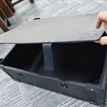 加厚斜口零件盒中空板箱工业仓库物流PP塑料折叠收纳箱