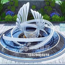 榆林不锈钢广场主题雕塑景观公园不锈钢花瓣雕塑工厂顺利安装