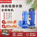 潛水泵220V380V清水泵農用澆地高揚程大流量抽水泵