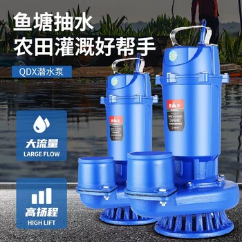 家用潜水泵小型潜水泵铝壳潜水电泵国标潜水泵