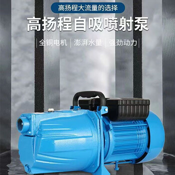 自吸喷射泵家用220V水井抽水机小型吸水高扬程全自动自来水增压泵