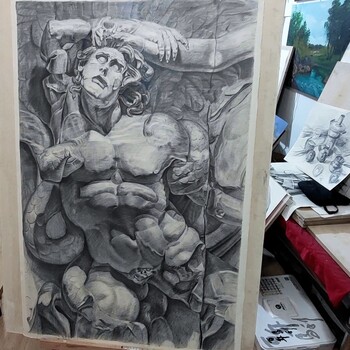 嶗山區(qū)寒暑假美術(shù)素描班央美師資藝海畫室