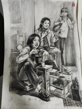 崂山区美术艺考联考素描速写场景集训