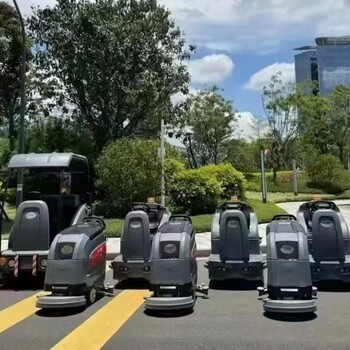 工廠地面清潔用全自動洗地機地面清洗好幫手
