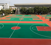 南京六合硅pu球场地坪施工，篮球场，网球场塑胶地坪施工