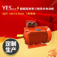 马达GB18613-2020中1级能效YE5200L2-2-37KW三相异步电动机